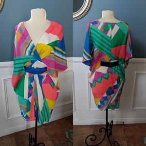 Kimono Style Mini Dress